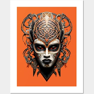 Mystic Majesty: African Ritual Mask Posters and Art